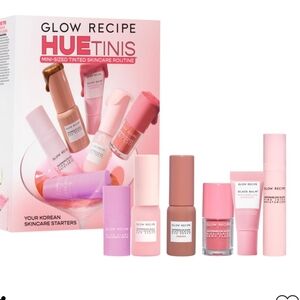 NIB GLOW RECIPE HUETINIS MINI TINTED SKINCARE SET